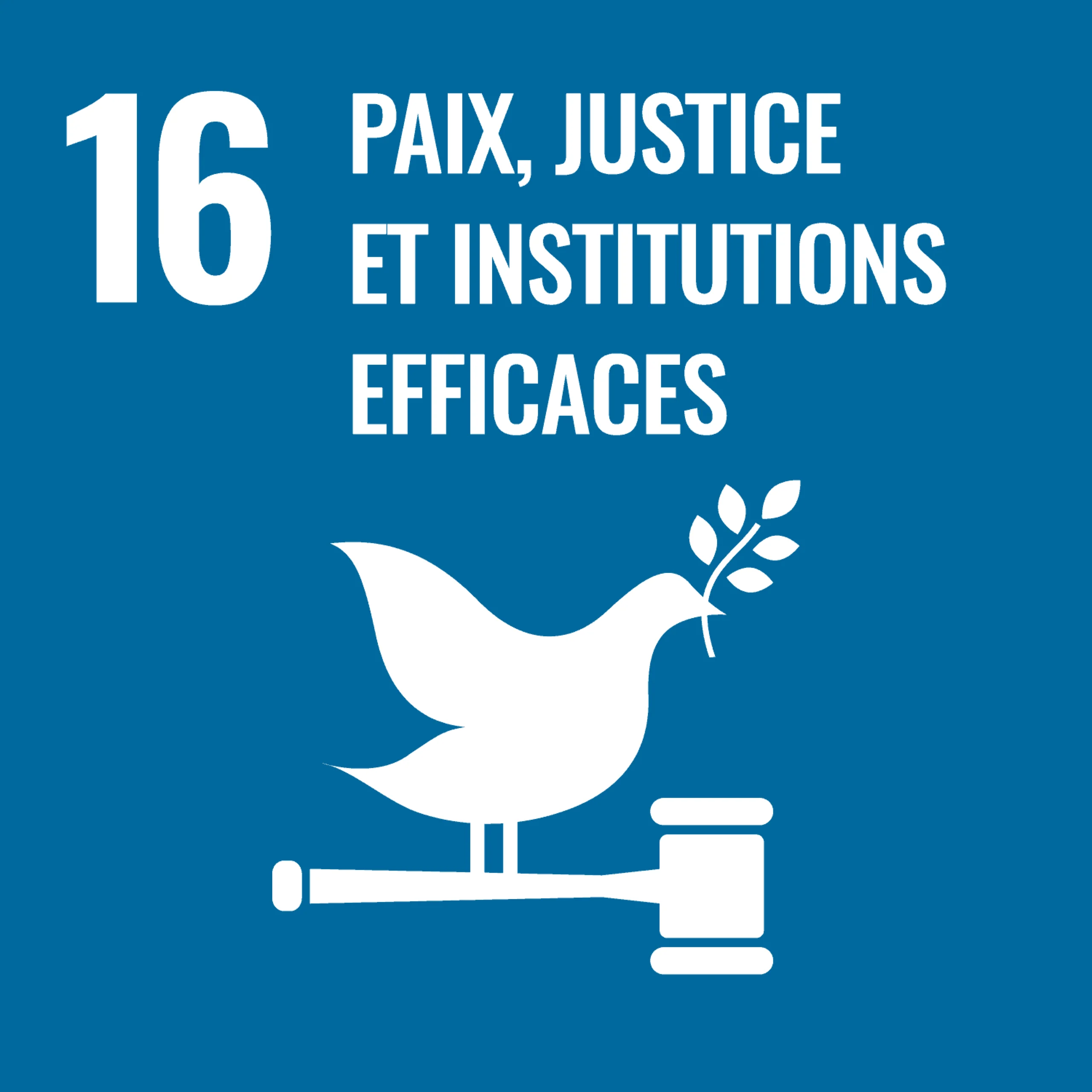 ODD 16 — Paix, justice et institutions efficaces
